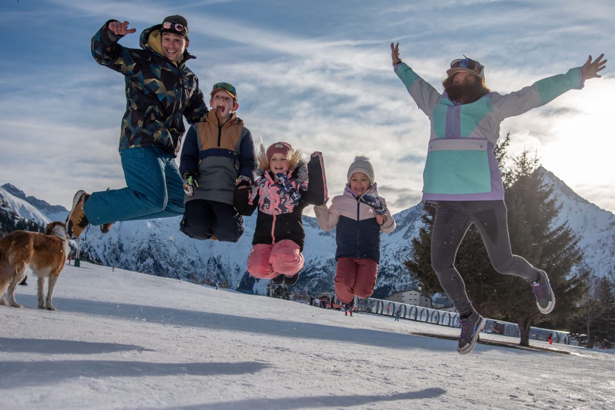 Photographie d'une famille